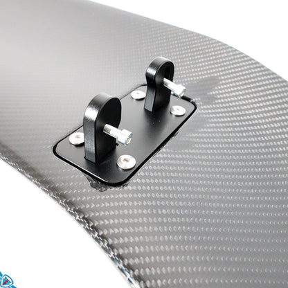 2017-2024 Porsche 718 Boxster & Cayman (982) GT4 RS Style Dry Carbon Fiber Swan Neck Wing | FYBR Aerodynamics