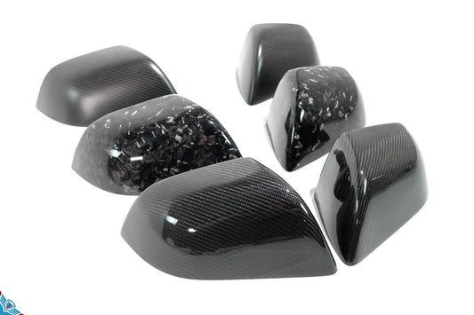 2017-2023 Tesla Model 3 (MK1) OEM Style Carbon Fiber Mirror Covers | FYBR Aerodynamics