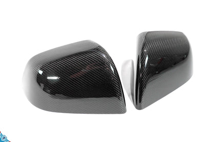 2020-2024 Tesla Model Y (1st-Gen) OEM Style Dry Carbon Fiber Mirror Covers | FYBR Aerodynamics