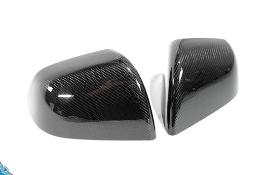 2020-2024 Tesla Model Y (1st-Gen) OEM Style Dry Carbon Fiber Mirror Covers | FYBR Aerodynamics
