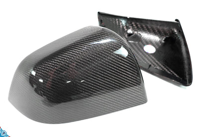 2020-2024 Tesla Model Y (1st-Gen) OEM Style Dry Carbon Fiber Mirror Covers | FYBR Aerodynamics