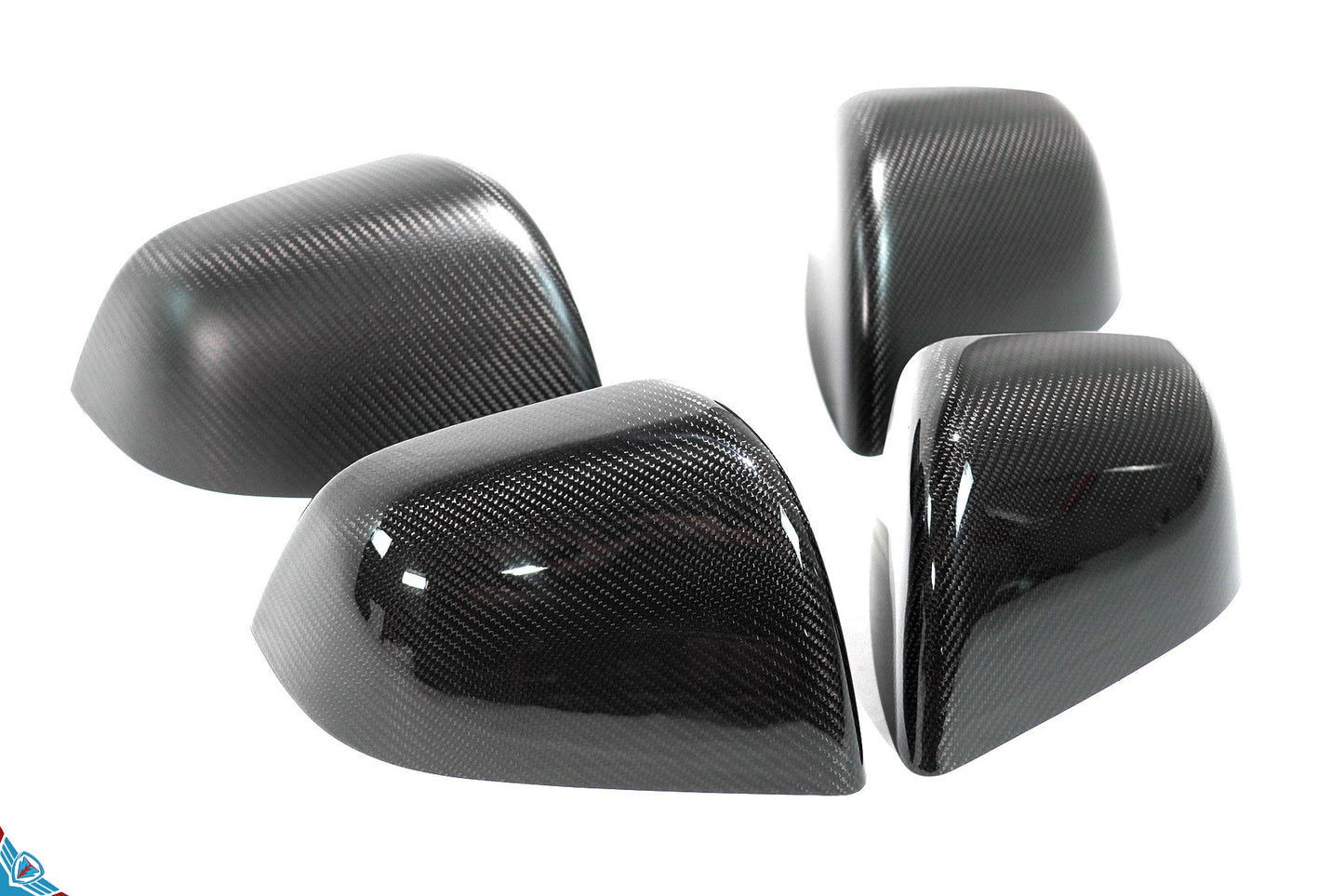 2020-2024 Tesla Model Y (1st-Gen) OEM Style Dry Carbon Fiber Mirror Covers | FYBR Aerodynamics