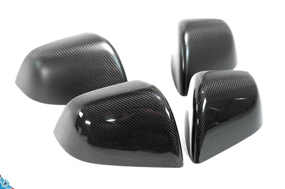 2020-2024 Tesla Model Y (1st-Gen) OEM Style Dry Carbon Fiber Mirror Covers | FYBR Aerodynamics