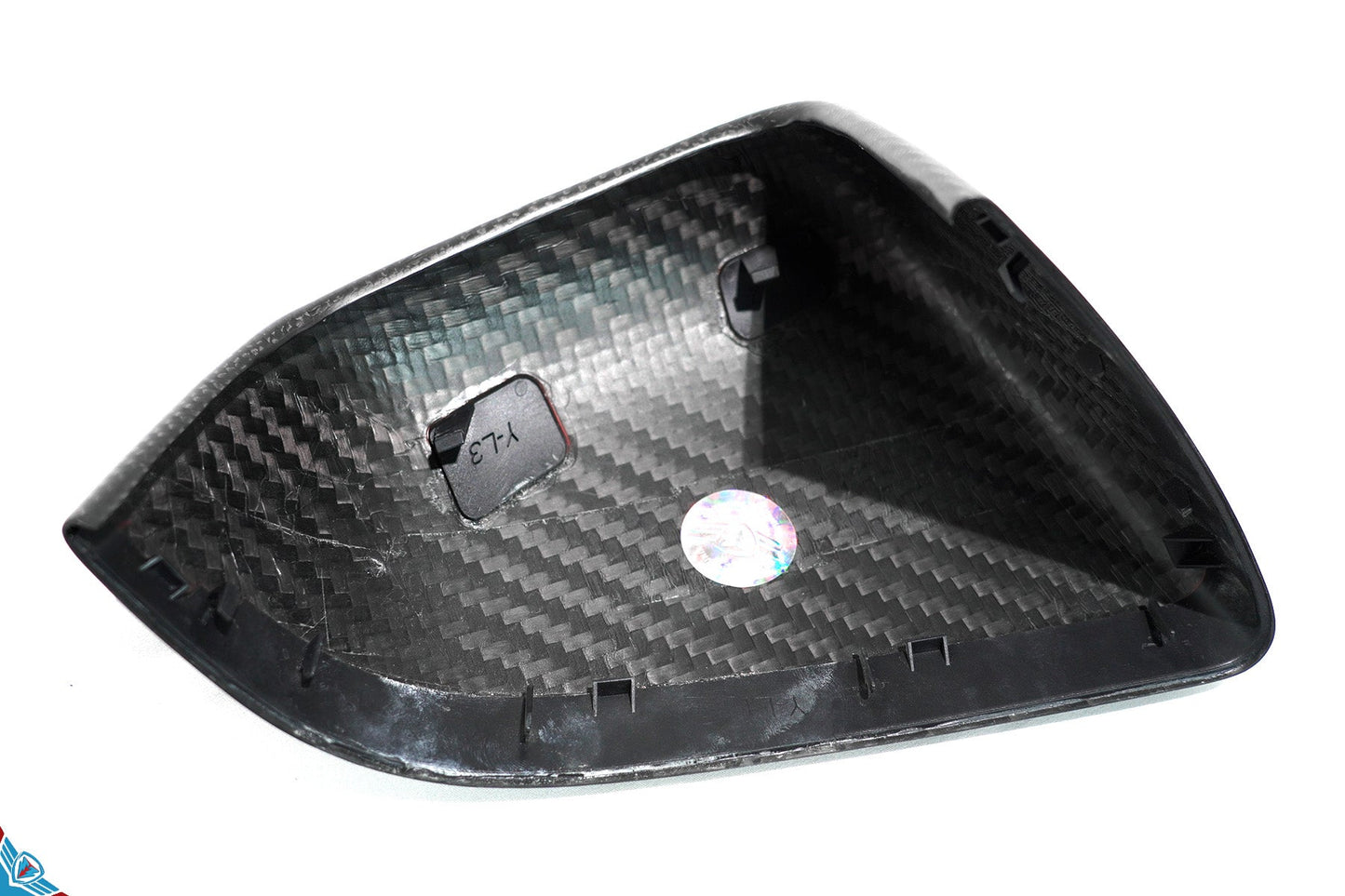 2020-2024 Tesla Model Y (1st-Gen) OEM Style Dry Carbon Fiber Mirror Covers | FYBR Aerodynamics