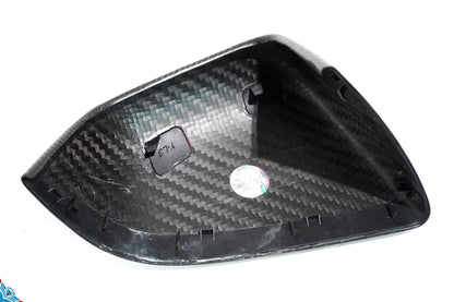 2020-2024 Tesla Model Y (1st-Gen) OEM Style Dry Carbon Fiber Mirror Covers | FYBR Aerodynamics