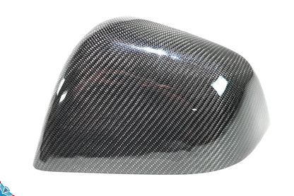 2020-2024 Tesla Model Y (1st-Gen) OEM Replacement Style Carbon Fiber Mirror Covers | FYBR Aerodynamics