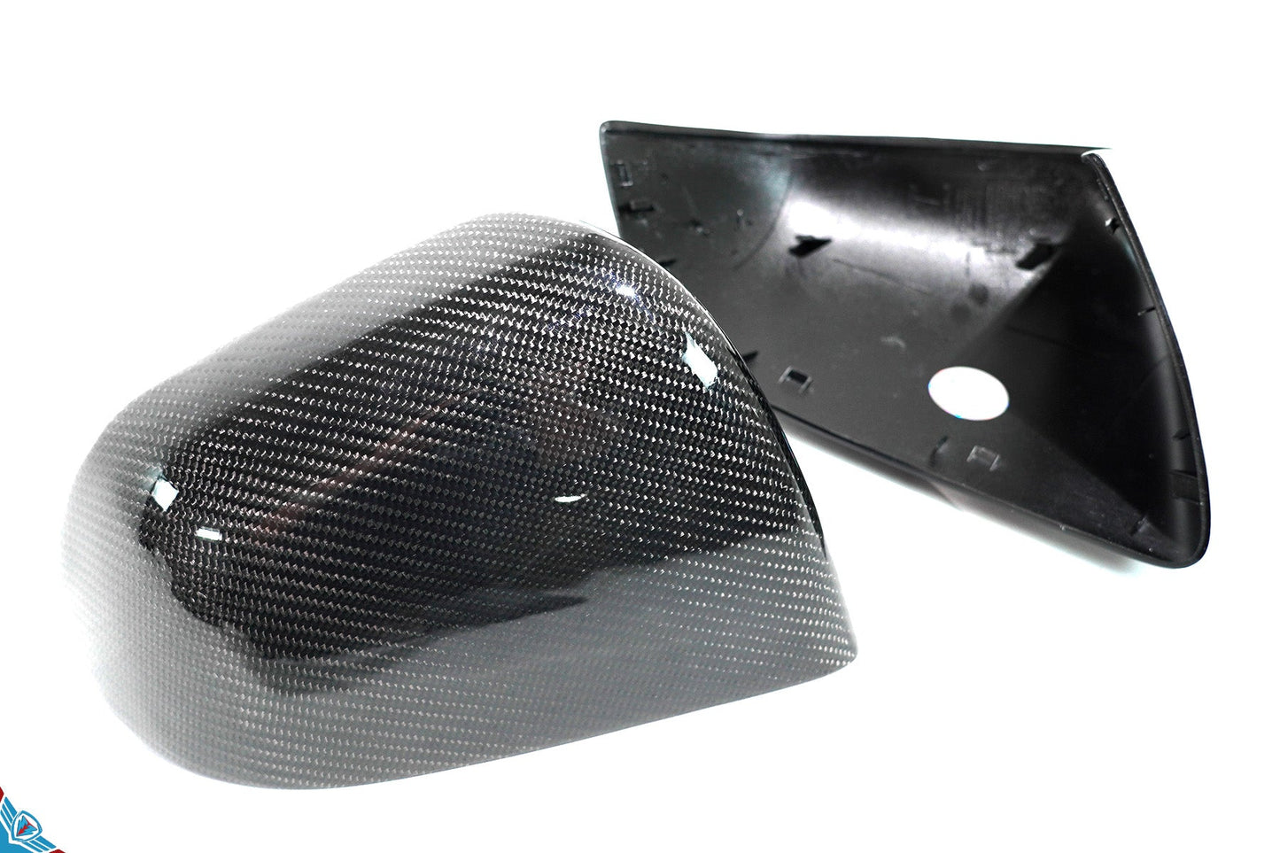 2020-2024 Tesla Model Y (1st-Gen) OEM Replacement Style Carbon Fiber Mirror Covers | FYBR Aerodynamics