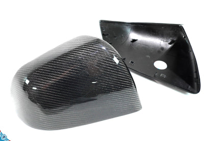 2020-2024 Tesla Model Y (1st-Gen) OEM Replacement Style Carbon Fiber Mirror Covers | FYBR Aerodynamics