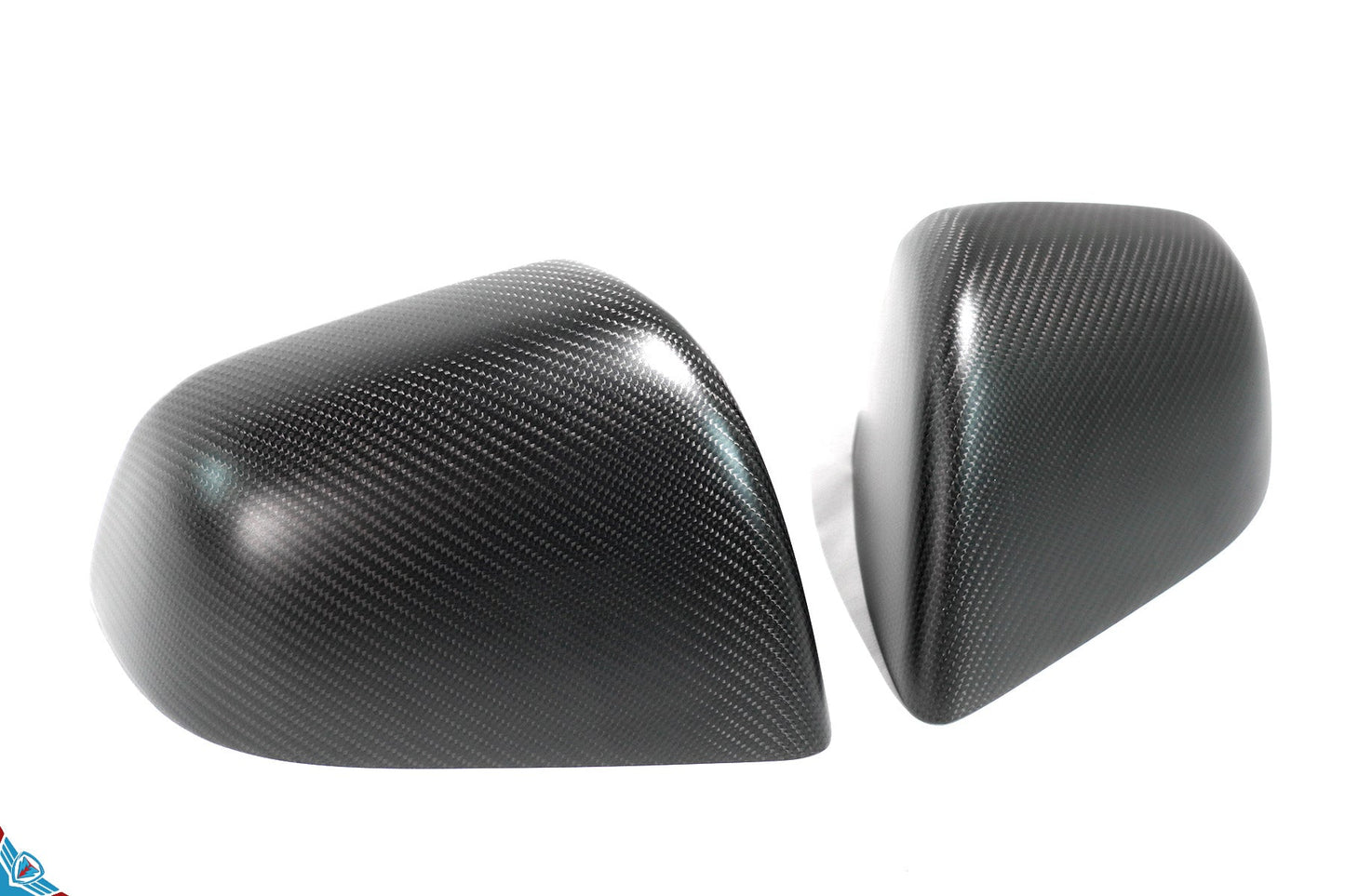2020-2024 Tesla Model Y (1st-Gen) OEM Replacement Style Carbon Fiber Mirror Covers | FYBR Aerodynamics