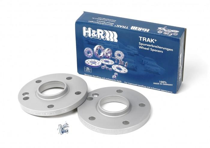 H&R Trak+ 5mm DR Wheel Adaptor Bolt 5/130 Center Bore 71.6 Bolt Thread 14x1.5 - Black