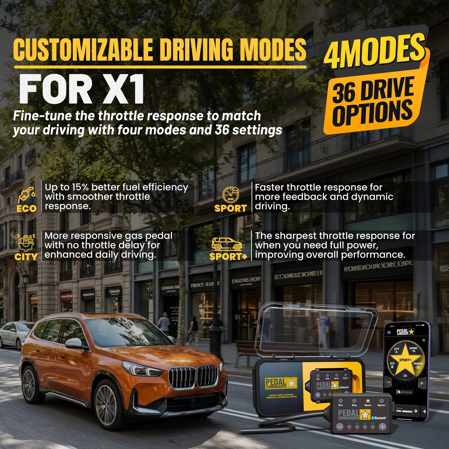 Pedal Commander for BMW X1