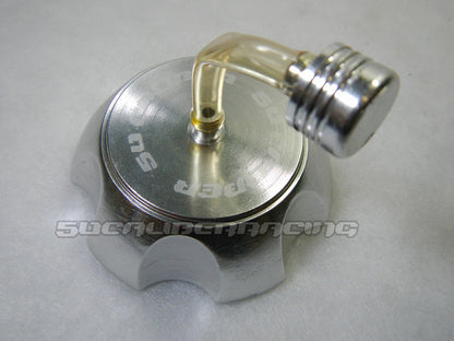 Aluminum 50 Caliber Racing Gas Cap Silver