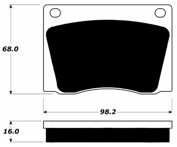 Porterfield Brake Pads for 1967 VOLVO P1800