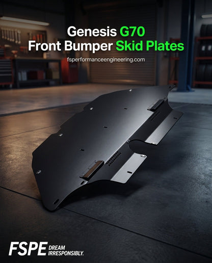 Genesis G70 (2018-2026) Aluminum Front Bumper Skid Plate