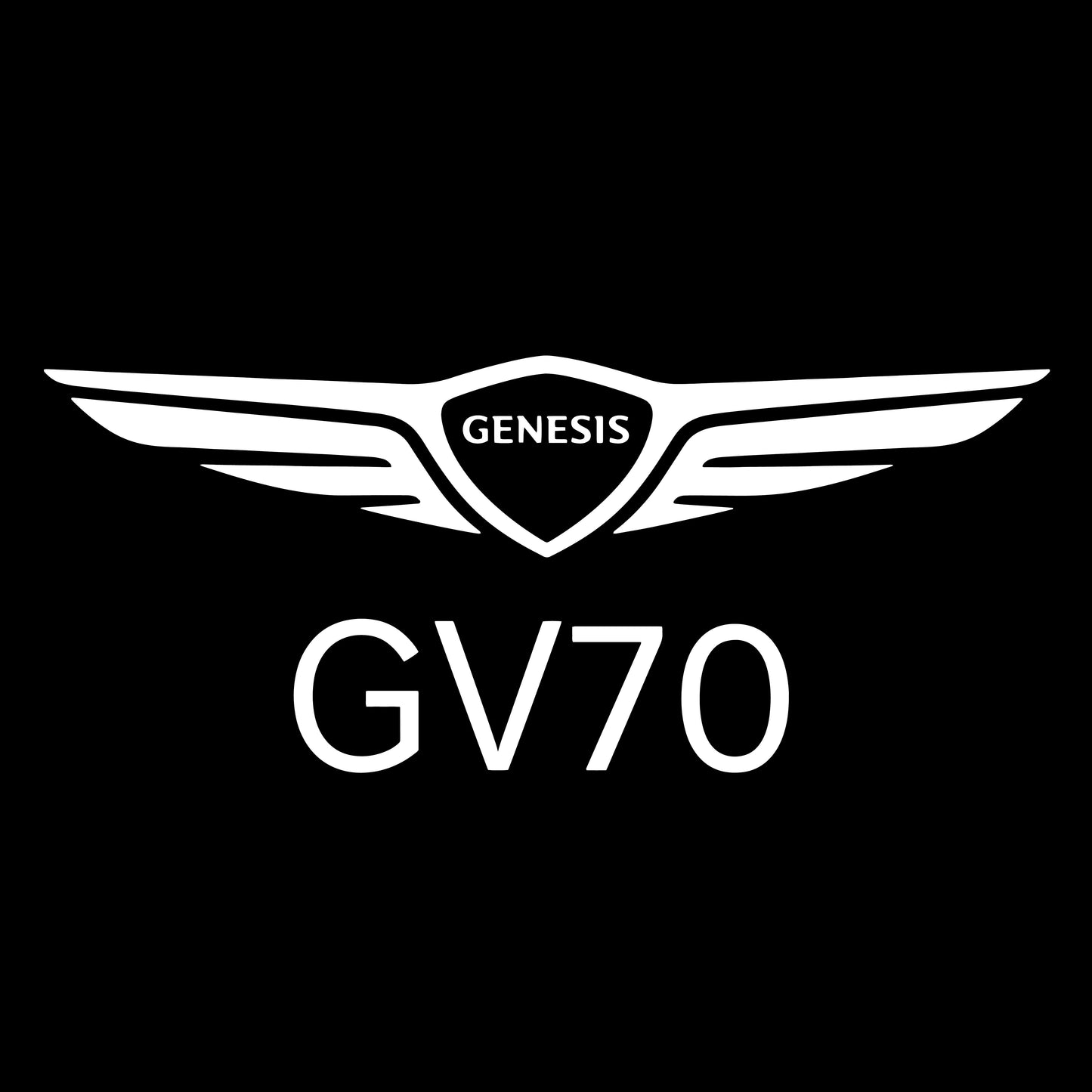 Genesis G70 Door Stick On Puddle Lights Various Designs 2018-2026