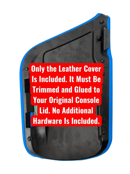 For 2014-2019 Chevy Corvette C7 Genuine Leather/Suede Console Armrest Cover