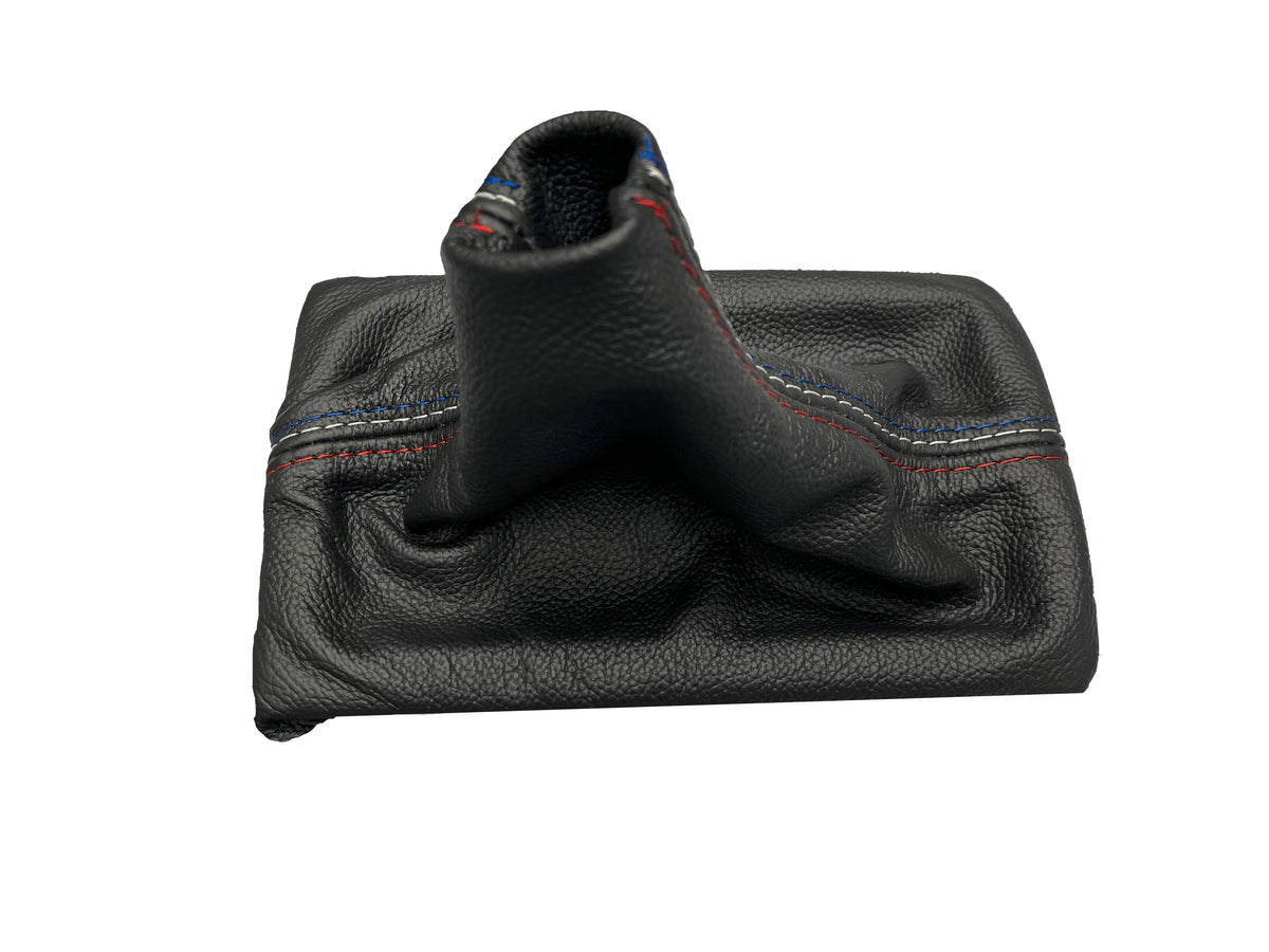Genuine LEATHER Shift Boot Cover + Frame Fits For Ford Mustang GT 2005 2006 2007 2008 2009