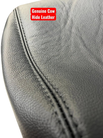 Black Leather Center Console Armrest Cover For Subaru Forester 2019 2020 2021 2022 2023 2024