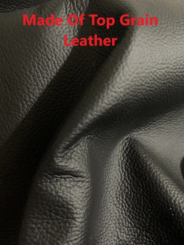 Red Stitch Genuine Leather AUTOMATIC Shift & Parking Brake Boot Cover For 2005-2013 Chevy Corvette C6