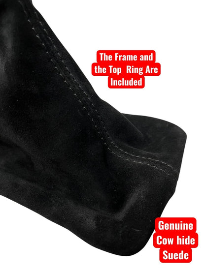 For 2005-2009 Ford Mustang GT Genuine Suede Shift Boot Retainer Frame and top Ring
