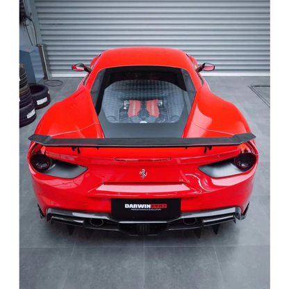 Performance Carbon Fiber Rear Wing for Ferrari 488 GTB