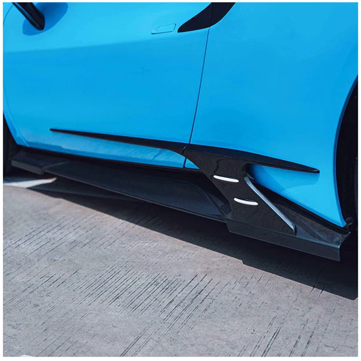Dry Carbon Fiber Lower Side Skirts for Ferrari 296 GTB