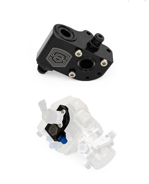 S&S Diesel Motorsport gForce Block - FCA Relocation Block for Drag Race Customers