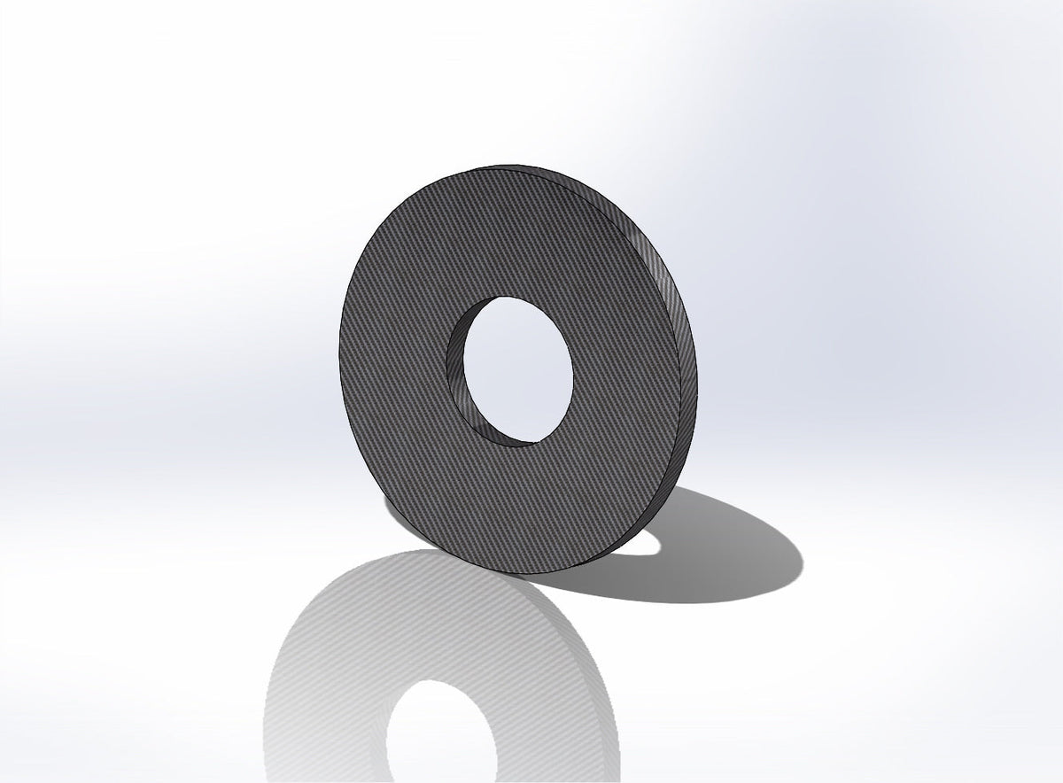 100% CARBON FIBER Toggle Switch Washer Ring for Gibson - Les Paul, SG, ES