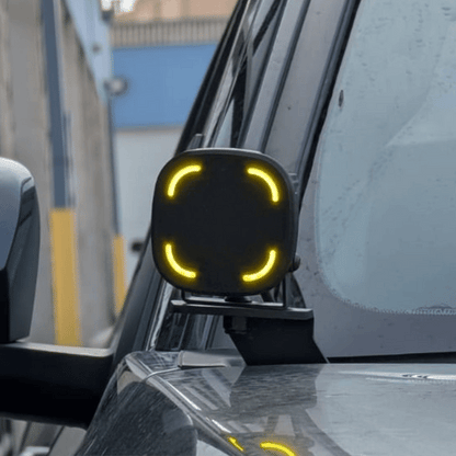 Custom Light-Up (DRL) Covers for Baja Designs Squadron Sport / Pro Pods