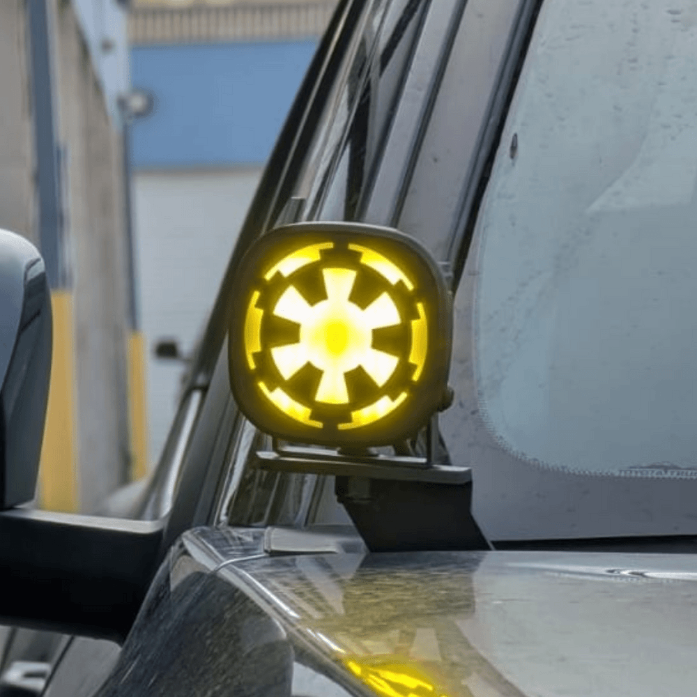 Custom Light-Up (DRL) Covers for Baja Designs Squadron Sport / Pro Pods