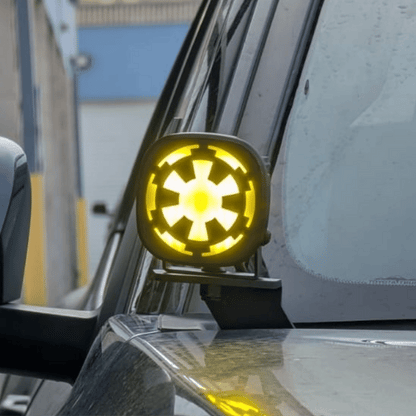 Custom Light-Up (DRL) Covers for Baja Designs Squadron Sport / Pro Pods