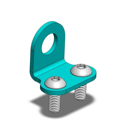 -3 AN Bulkhead Tab Horizontal (Stainless Steel)