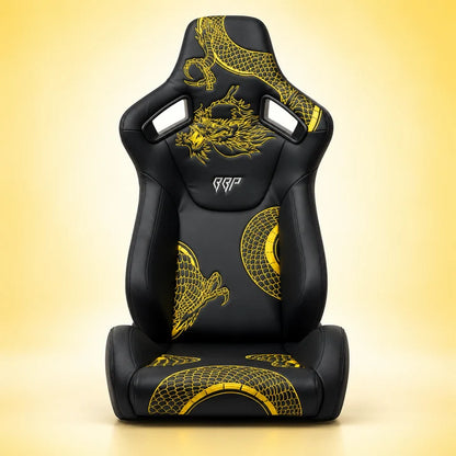 BULL BOOST Ryujin Collection Gold Dragon Reclinable Racing Seats – Pair
