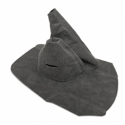 For Chevrolet Corvette C6 Black Alcantara Console Lid Shift & Parking Brake Boot Cover