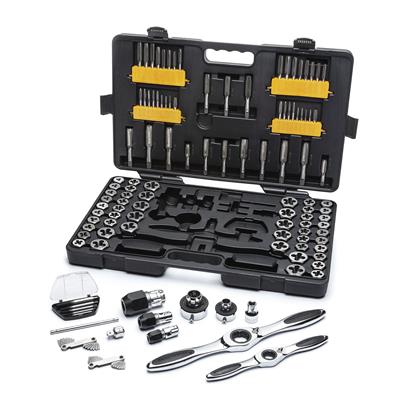 114PC RATCHETING TAP & DIE SET