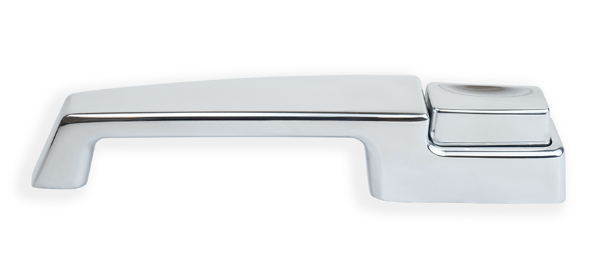 67-72 Chevy & GMC C10 Billet Door Handles, Smooth Detail (Polished) [Suburban]