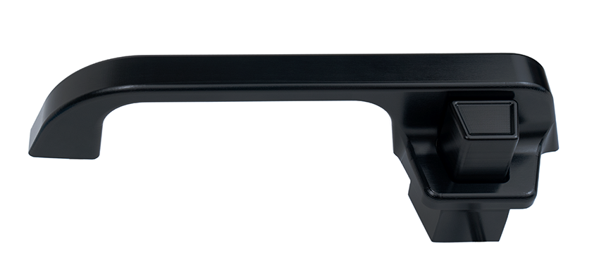 73-87 Chevy & GMC C10 Billet Door Handles, Smooth Detail (Black Anodize)