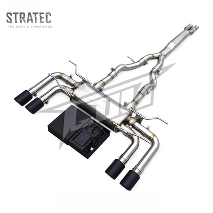 Valved Stainless Steel Catback Exhaust System for Jaguar F‑TYPE V8 5.0T
