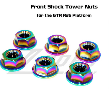 ZSPEC Stage-2 Dress Up Bolts® Fastener Kit for '09-23 Nissan GTR (R35), Titanium