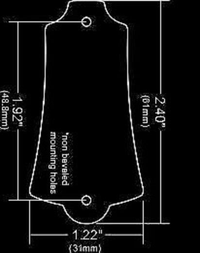 CARBON FIBER CNC'ed Blank Truss Rod Cover for Guild guitars
