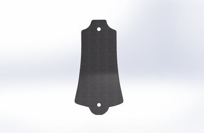 CARBON FIBER CNC'ed Blank Truss Rod Cover for Guild guitars