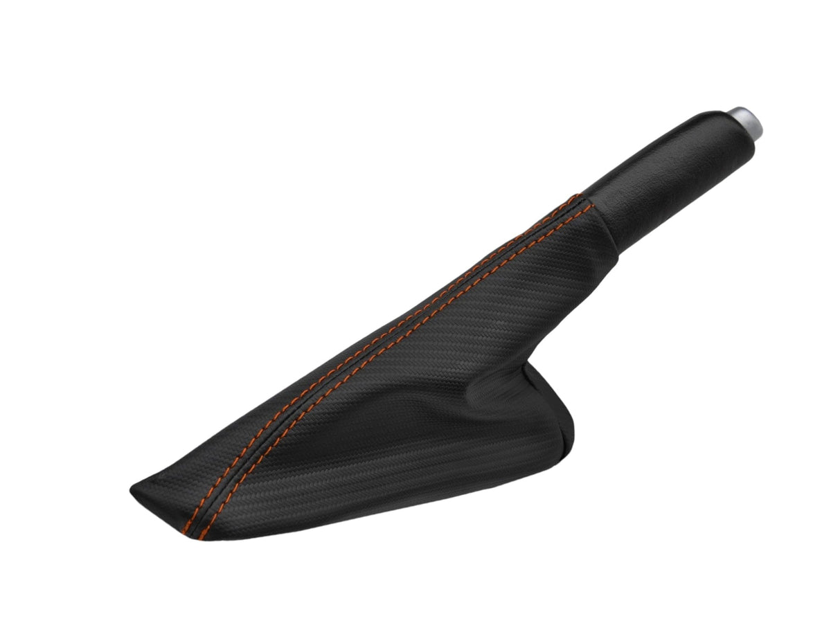 New Carbon Fiber PU Leather Emergency Brake & Shift Boot Cover For 2005-2013 Chevy Corvette C6
