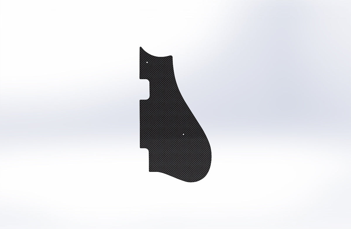 CARBON FIBER Custom Guitar Pickguard Fits Harmony Rocket 2 Pickups H54 H56