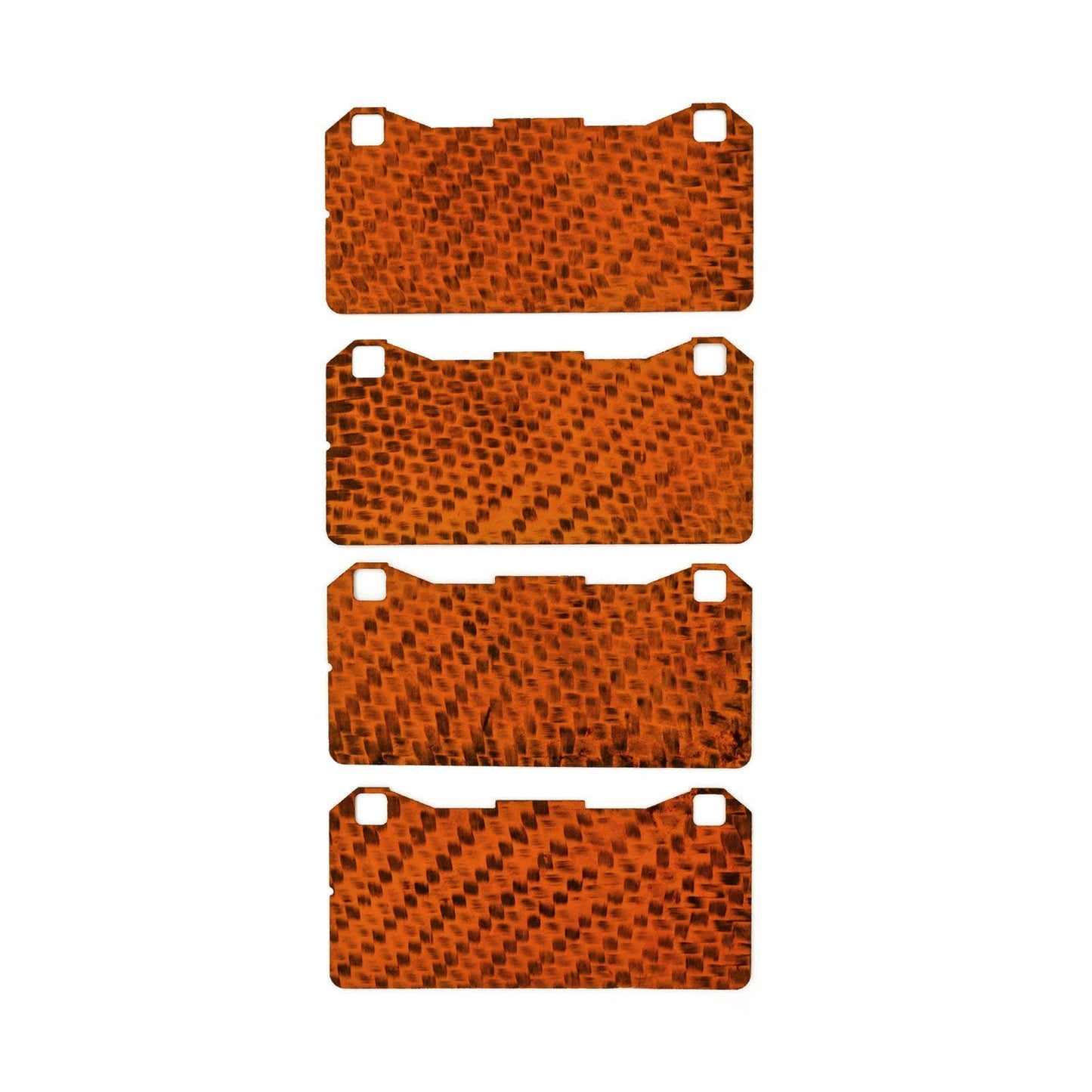HEL Performance Carbon Fiber Brake Pad Shims for Toyota GR Yaris 1.6 2020-on