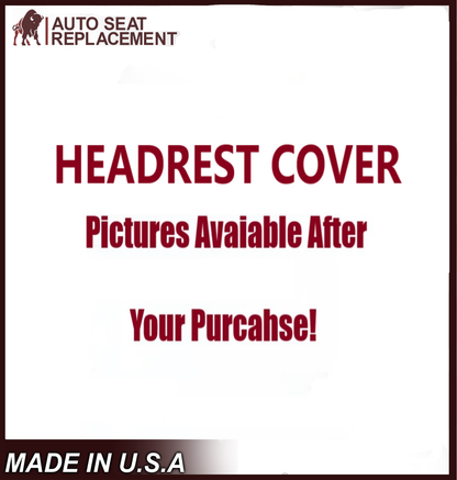 2002 Chevy Avalanche Seat Cover in Dark Gray With Cloth Insert: Choose Leather or Vinyl