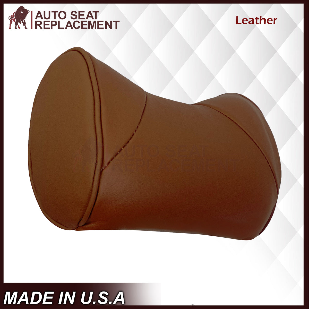 1972-1989 Mercedes Benz R107 Leather seat Covers 280SL 450SL 380SL 560SL W107 SL In Saddle Brown