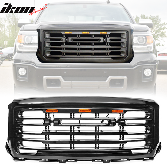 2014-2015 GMC Sierra 1500 Front Bumper Hood Grille Guard Grill