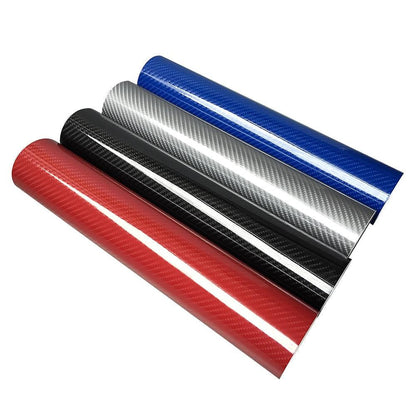 High Glossy 5D Carbon Fiber Wrapping Vinyl Film Motorcycle Wrap Vinyl Roll Tablet Stickers Decals Auto Accessories Wrapping Vinyl Film Motorcycle Tablet Car Styling High Gloss Carbon Fiber Automotive Vinyl Wrap Auto Accessories Car Styling