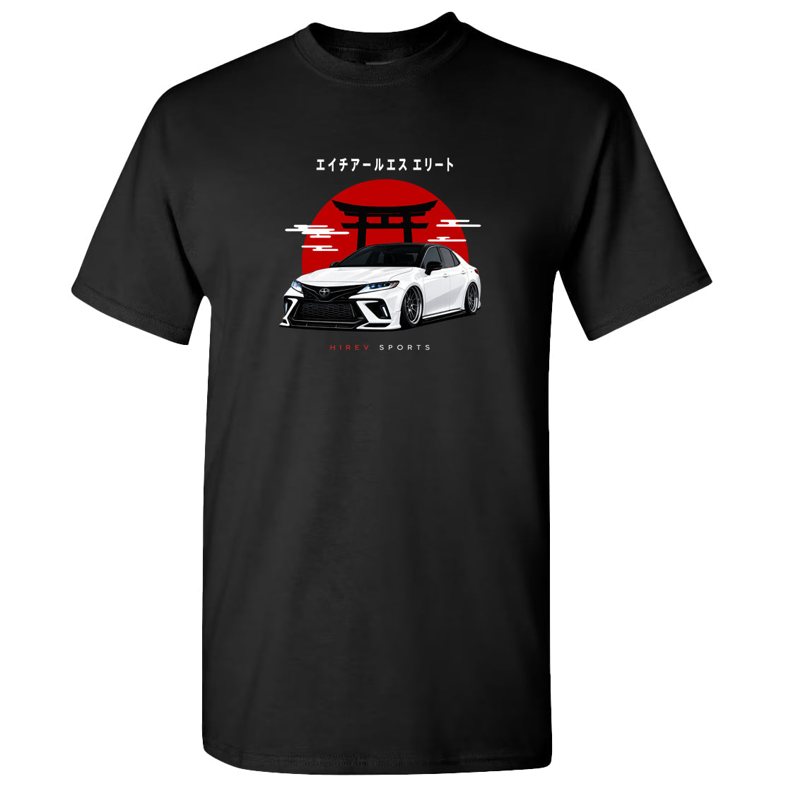 HRS Merch - Hirev Sports Camry T-Shirt V1 | Black