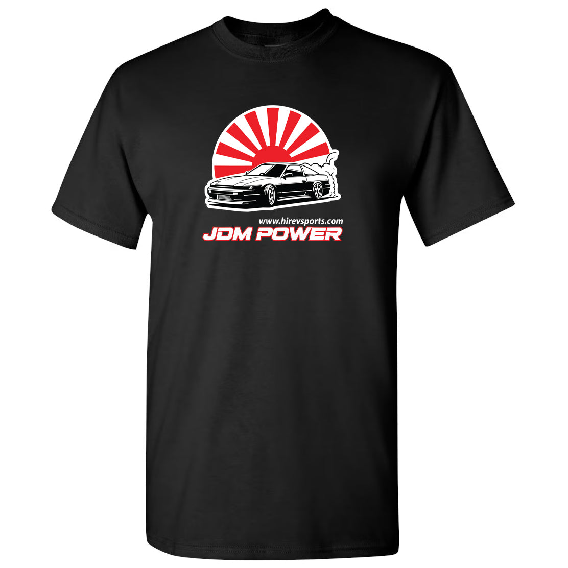 HRS Merch - JDM POWER T-Shirt V1 | Black